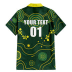 Australia 2024 Rugby Family Matching Mermaid Dress and Hawaiian Shirt Go Wallabies