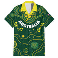 Australia 2024 Rugby Family Matching Summer Maxi Dress and Hawaiian Shirt Go Wallabies