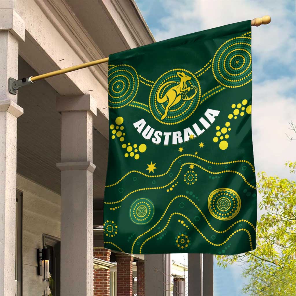 Australia 2024 Rugby Garden Flag Go Wallabies