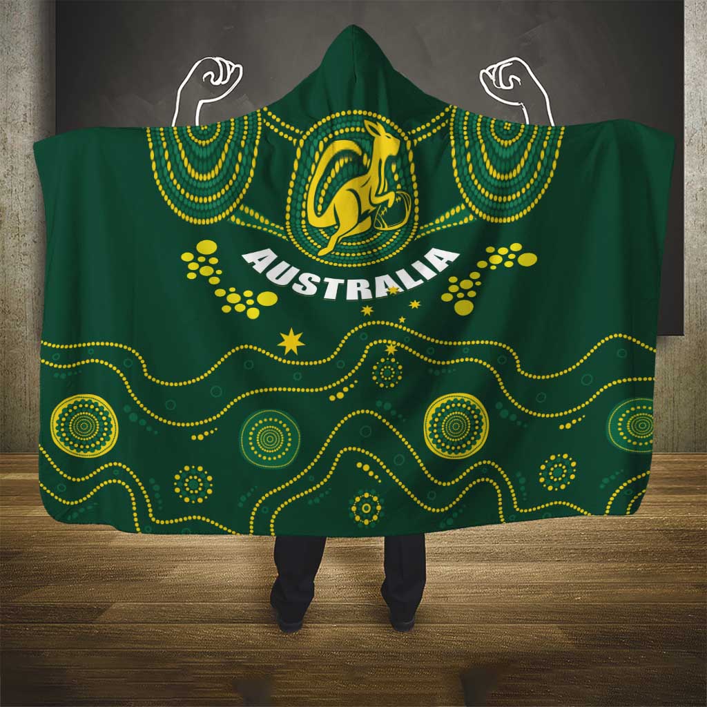 Australia 2024 Rugby Hooded Blanket Go Wallabies