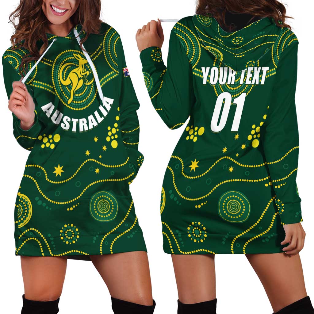 Australia 2024 Rugby Hoodie Dress Go Wallabies