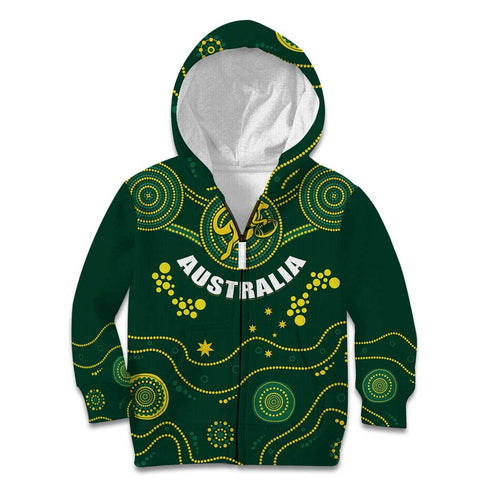 Australia 2024 Rugby Kid Hoodie Go Wallabies
