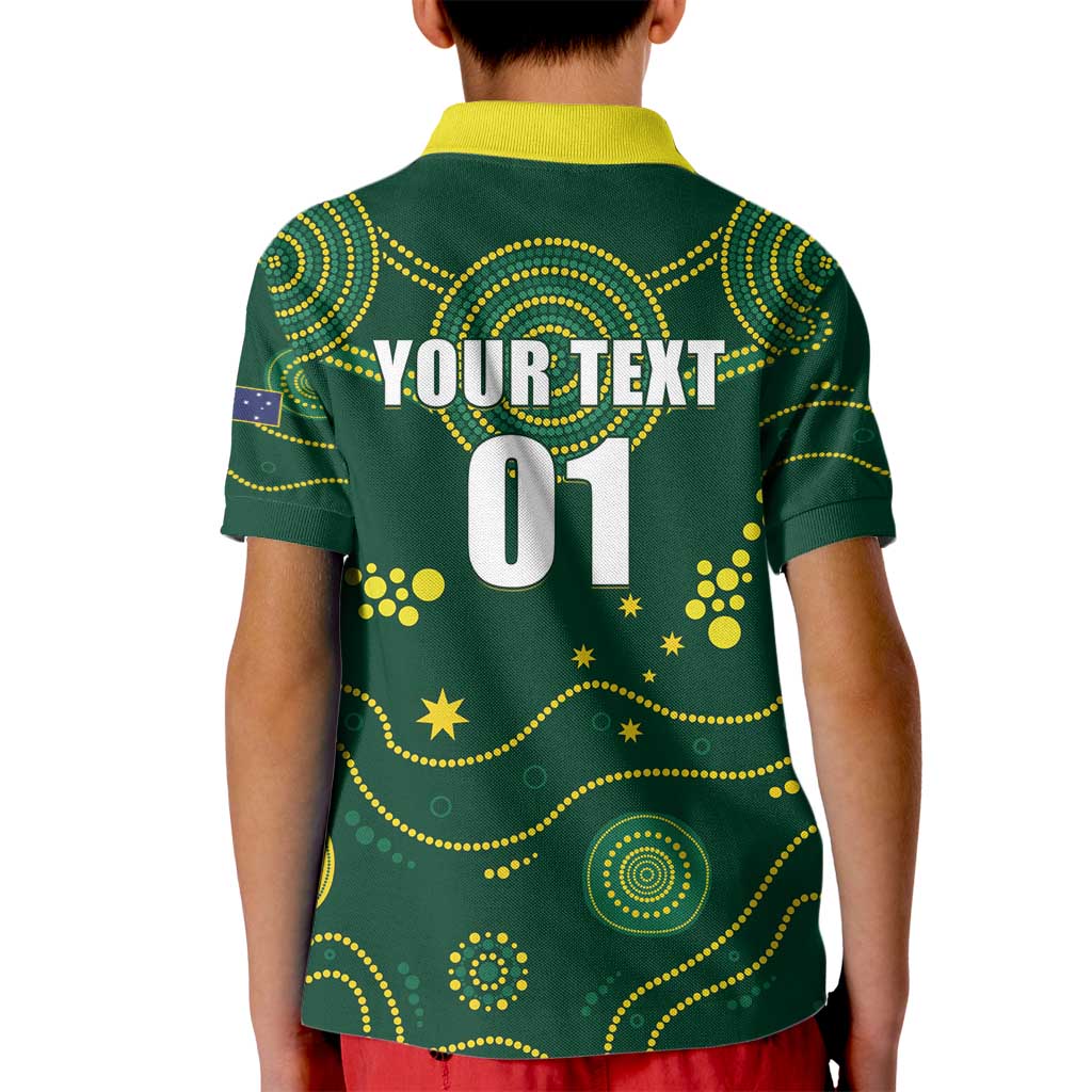 Australia 2024 Rugby Kid Polo Shirt Go Wallabies