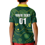 Australia 2024 Rugby Kid Polo Shirt Go Wallabies