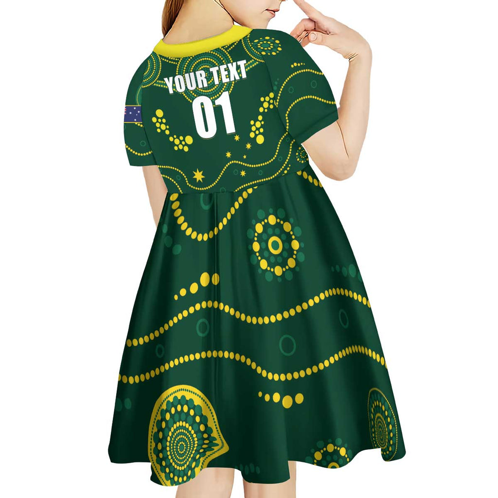 Australia 2024 Rugby Kid Short Sleeve Dress Go Wallabies