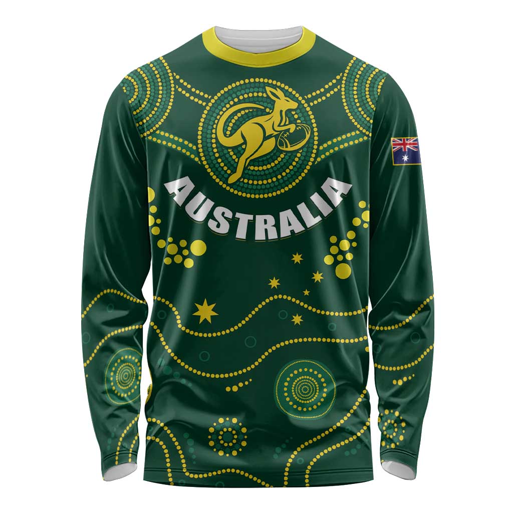 Australia 2024 Rugby Long Sleeve Shirt Go Wallabies