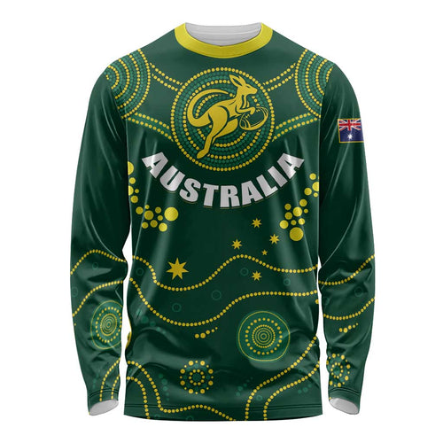 Australia 2024 Rugby Long Sleeve Shirt Go Wallabies