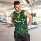 Australia 2024 Rugby Men Tank Top Go Wallabies