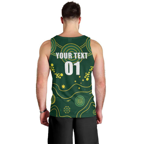 Australia 2024 Rugby Men Tank Top Go Wallabies