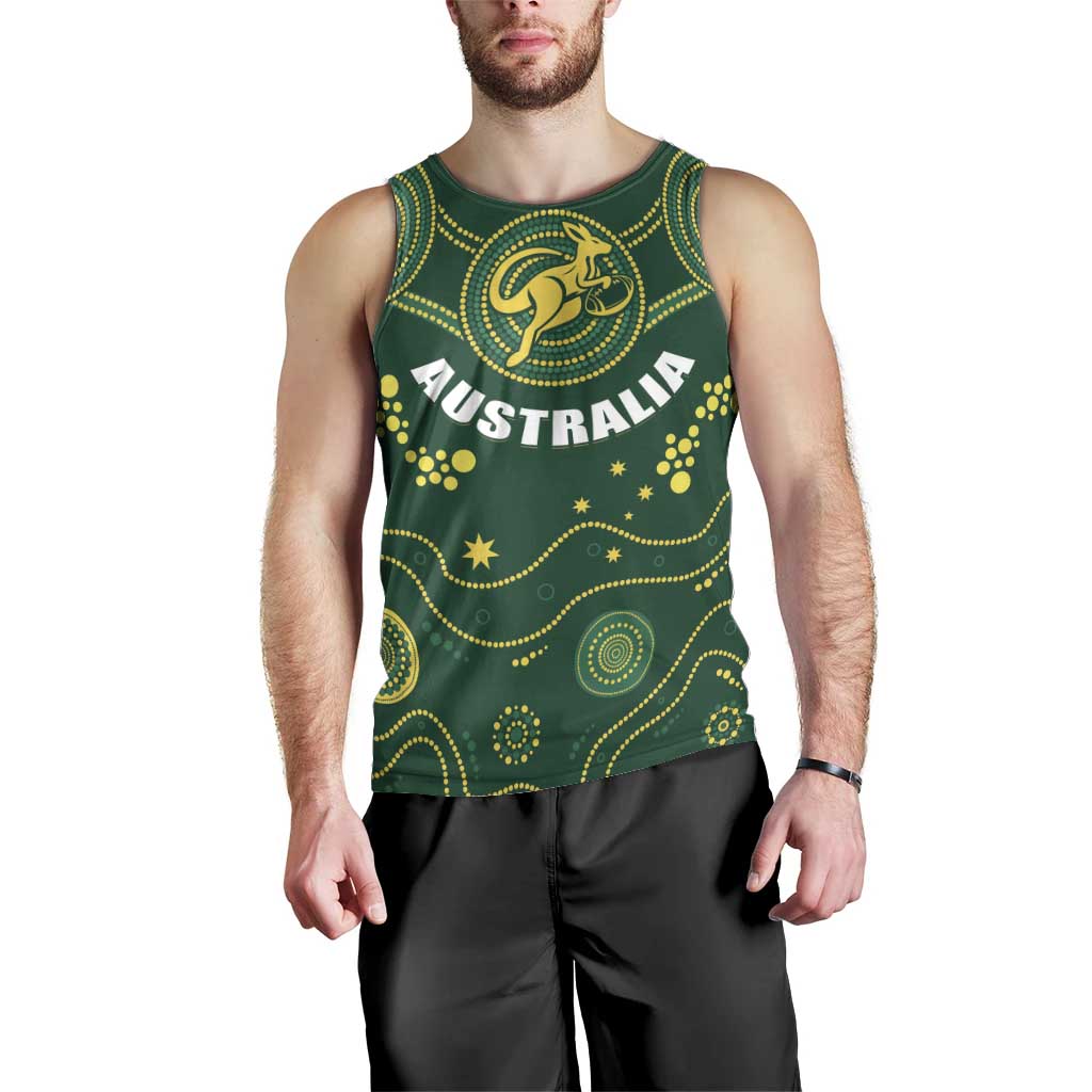 Australia 2024 Rugby Men Tank Top Go Wallabies
