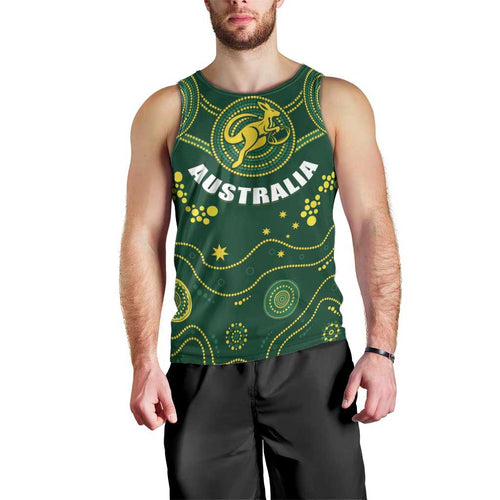 Australia 2024 Rugby Men Tank Top Go Wallabies