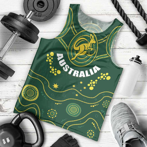 Australia 2024 Rugby Men Tank Top Go Wallabies