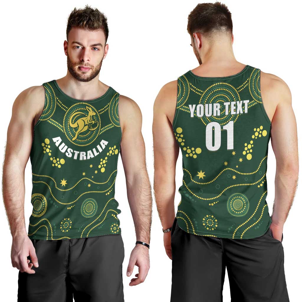 Australia 2024 Rugby Men Tank Top Go Wallabies