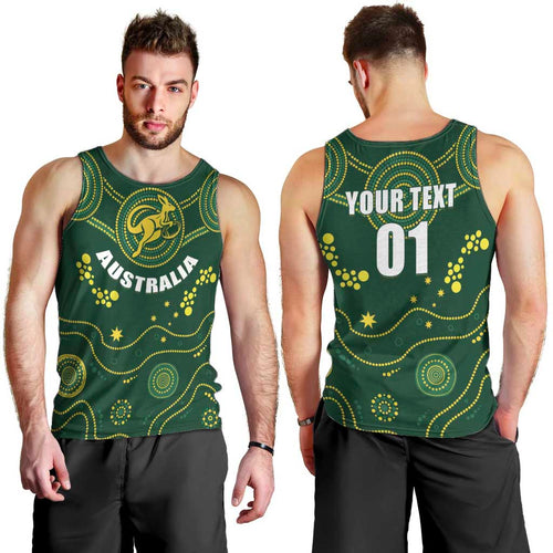 Australia 2024 Rugby Men Tank Top Go Wallabies