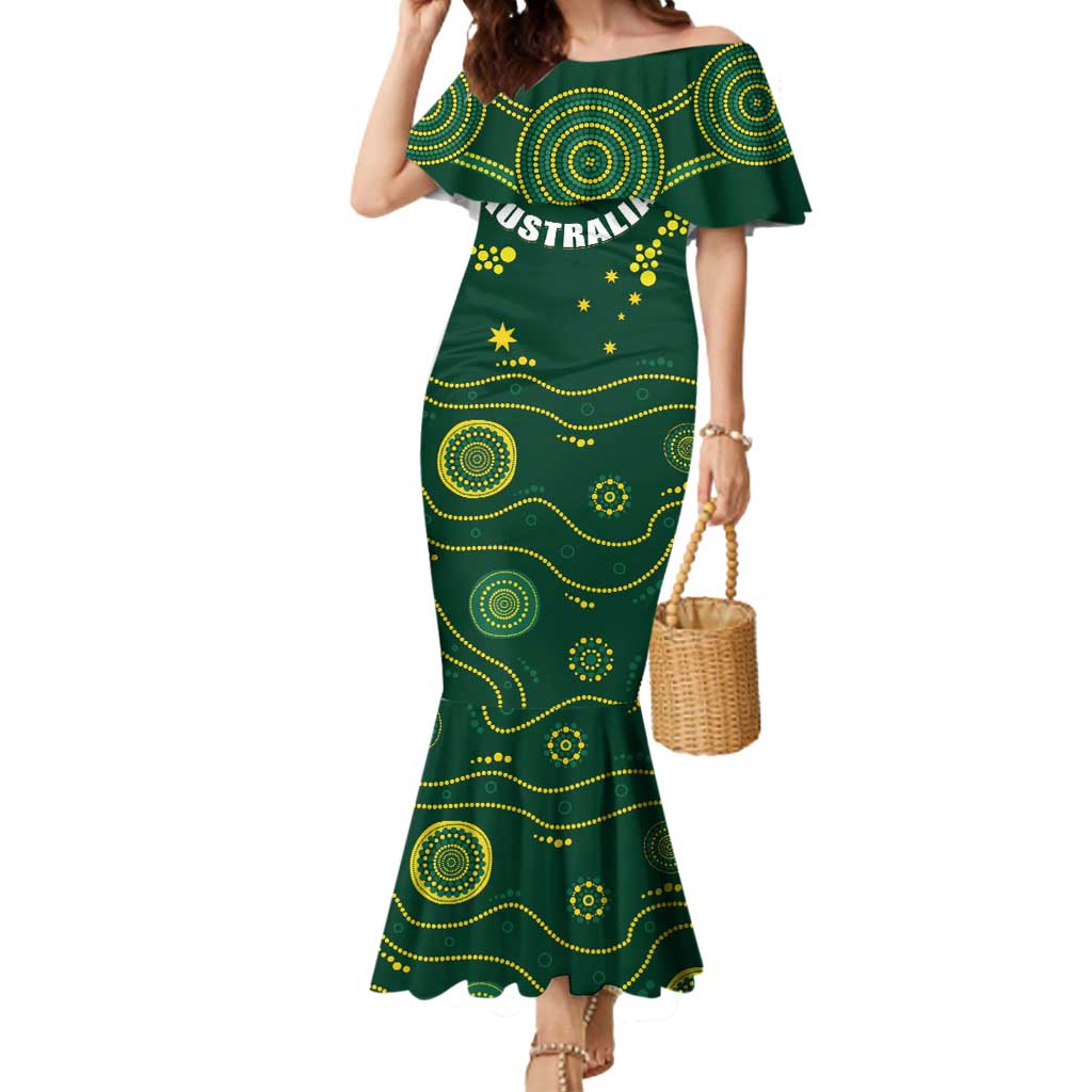 Australia 2024 Rugby Mermaid Dress Go Wallabies