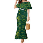 Australia 2024 Rugby Mermaid Dress Go Wallabies
