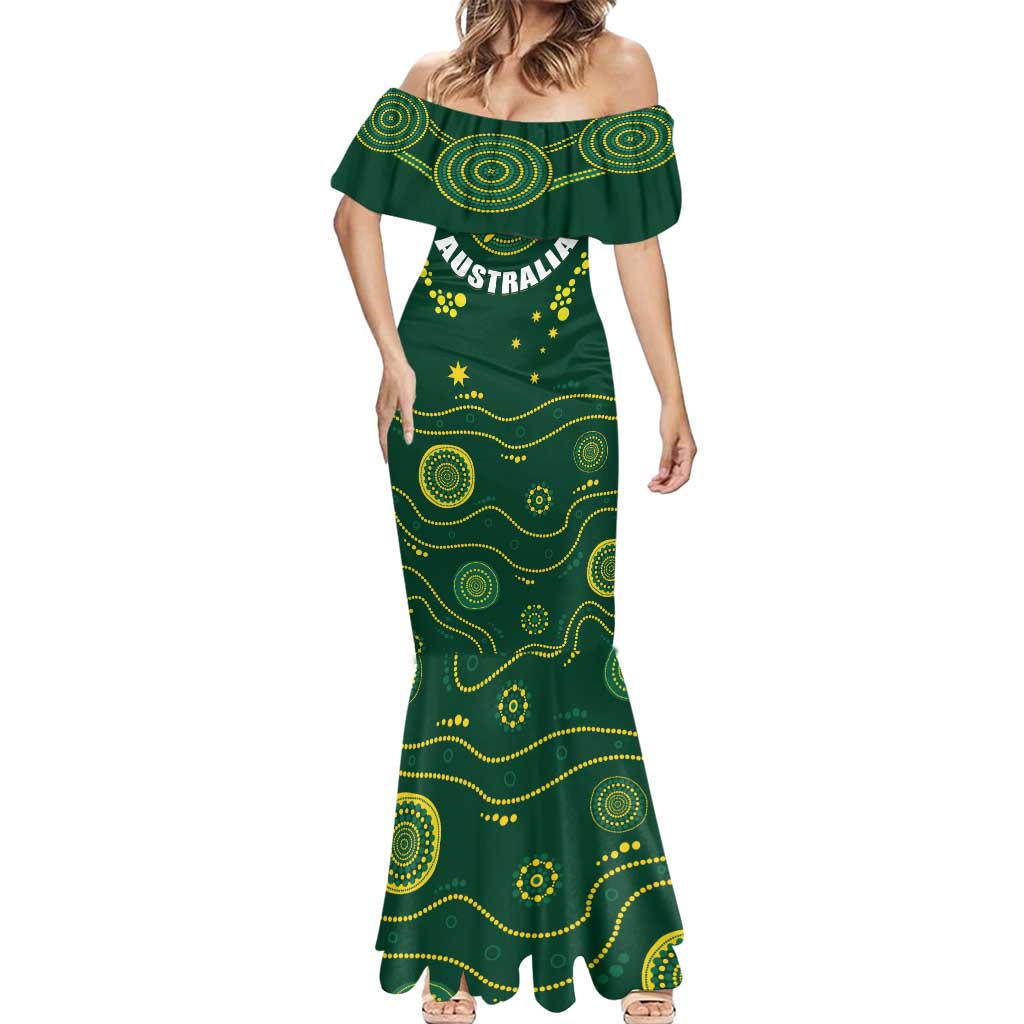 Australia 2024 Rugby Mermaid Dress Go Wallabies