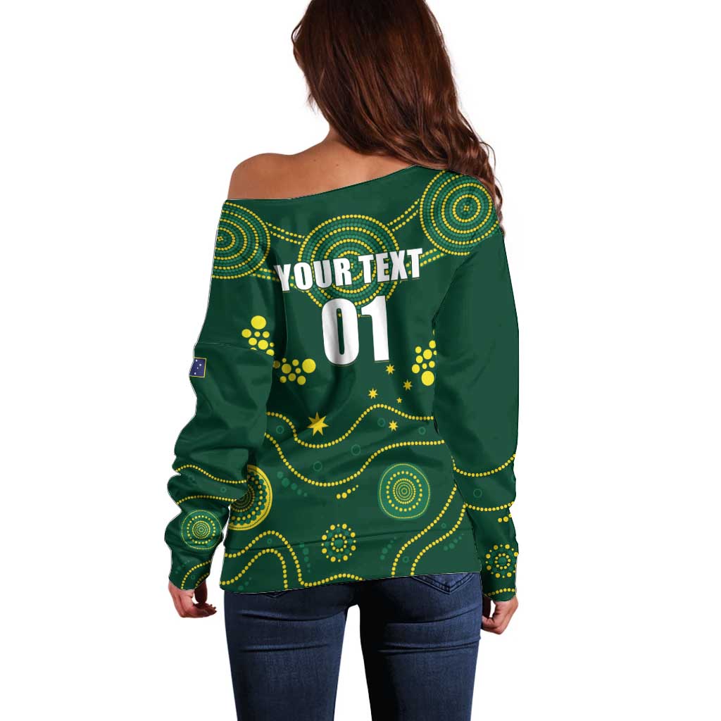 Australia 2024 Rugby Off Shoulder Sweater Go Wallabies