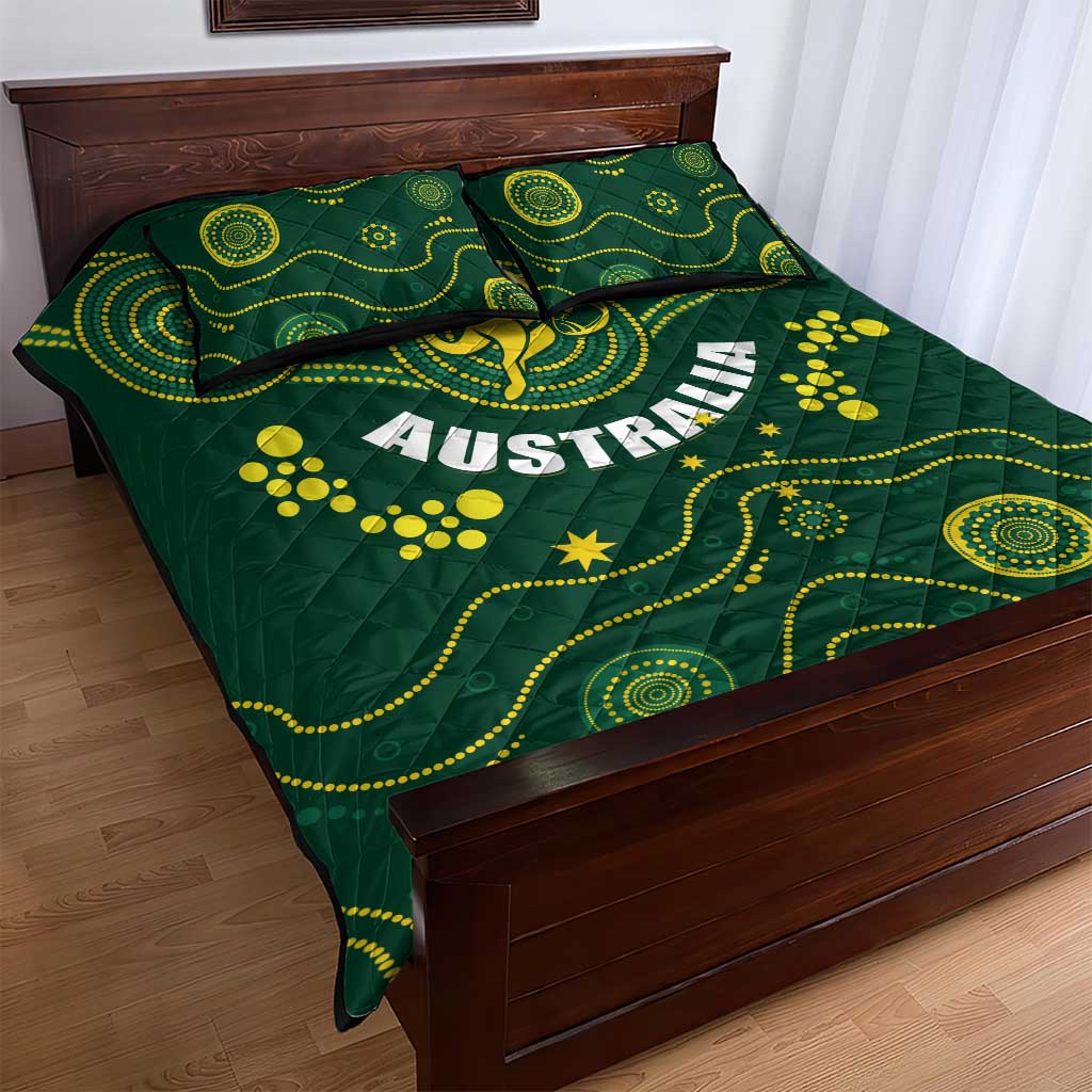 Australia 2024 Rugby Quilt Bed Set Go Wallabies