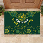 Australia 2024 Rugby Rubber Doormat Go Wallabies