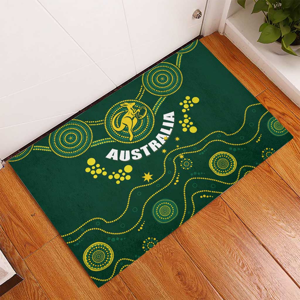 Australia 2024 Rugby Rubber Doormat Go Wallabies
