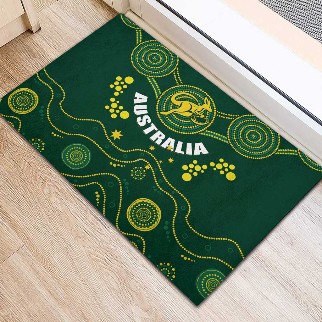 Australia 2024 Rugby Rubber Doormat Go Wallabies
