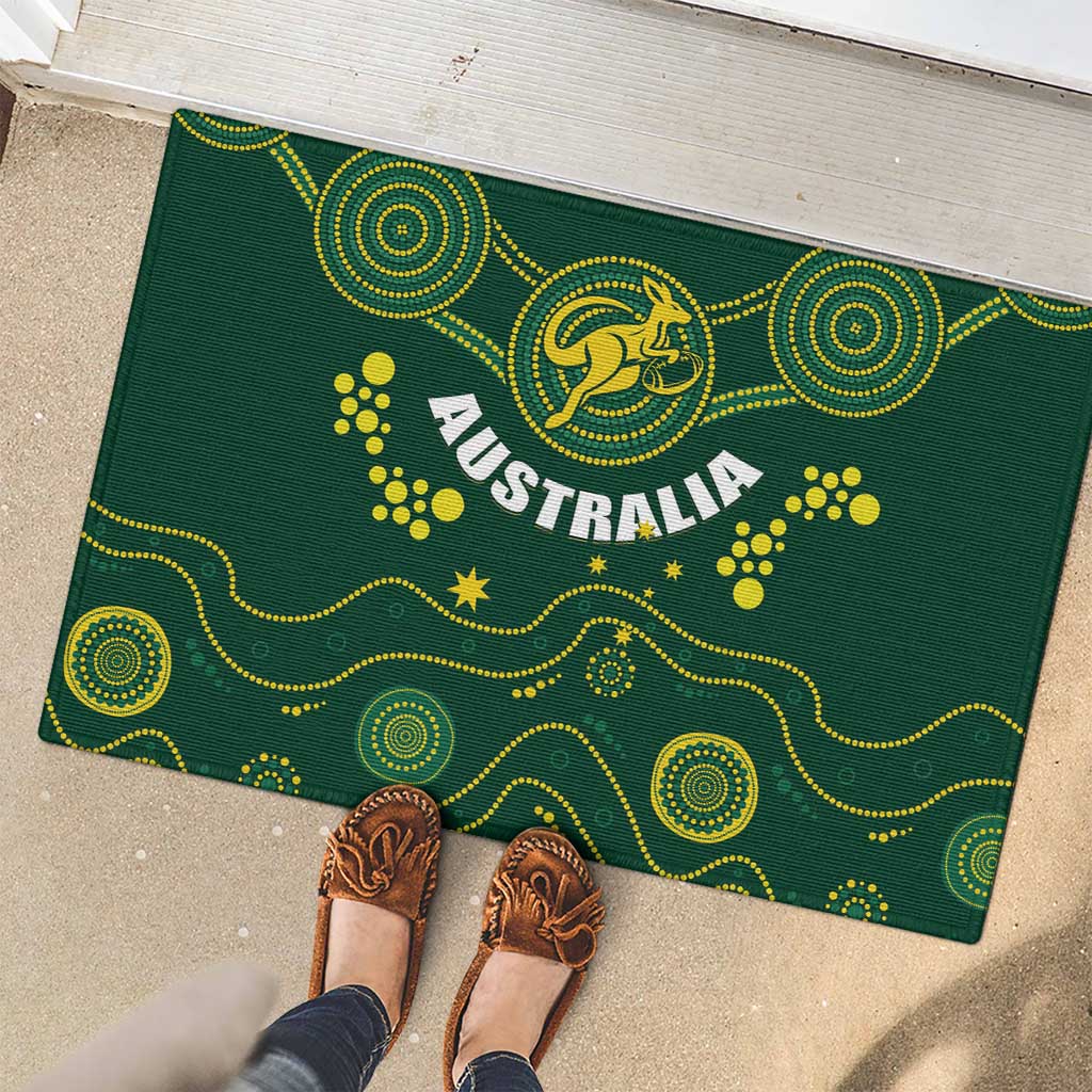 Australia 2024 Rugby Rubber Doormat Go Wallabies