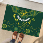 Australia 2024 Rugby Rubber Doormat Go Wallabies