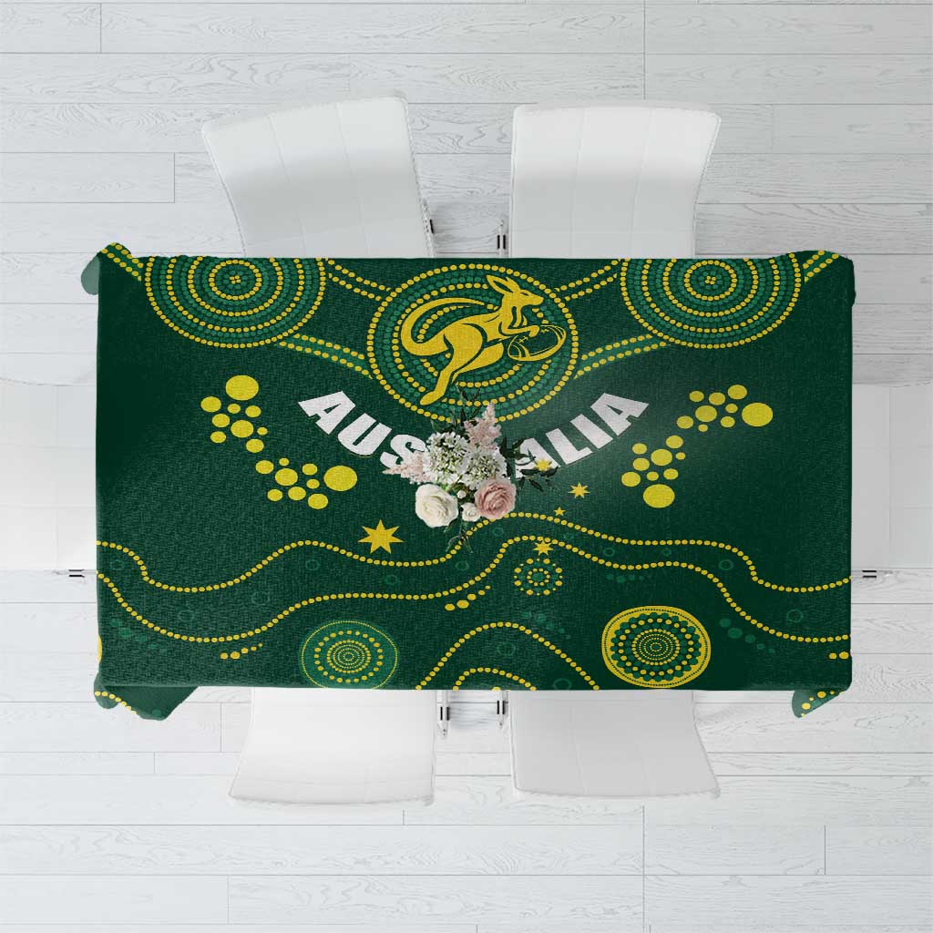 Australia 2024 Rugby Tablecloth Go Wallabies