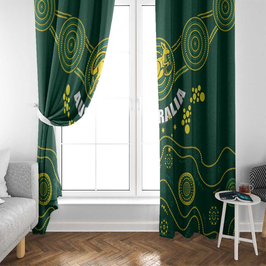 Australia 2024 Rugby Window Curtain Go Wallabies
