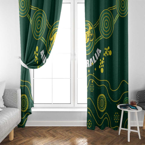 Australia 2024 Rugby Window Curtain Go Wallabies