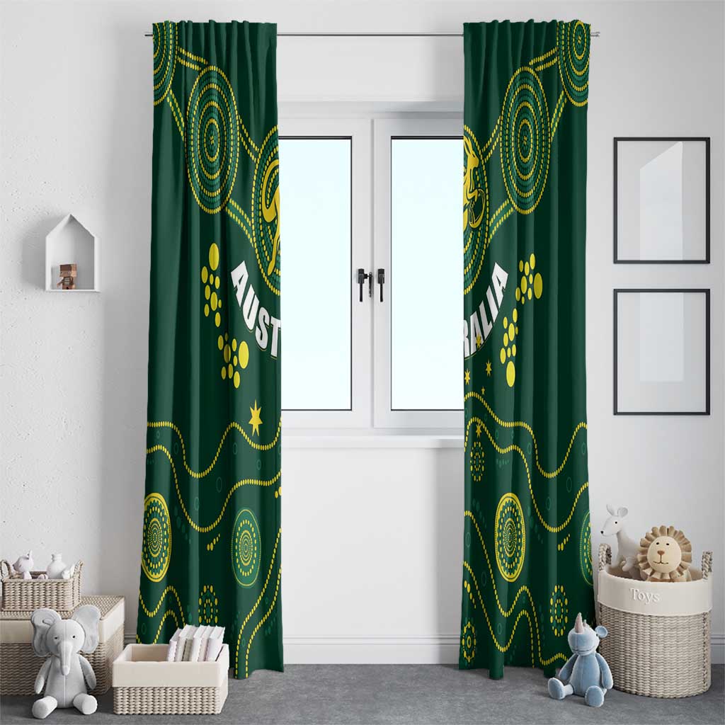 Australia 2024 Rugby Window Curtain Go Wallabies