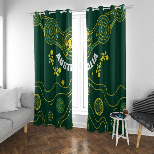 Australia 2024 Rugby Window Curtain Go Wallabies