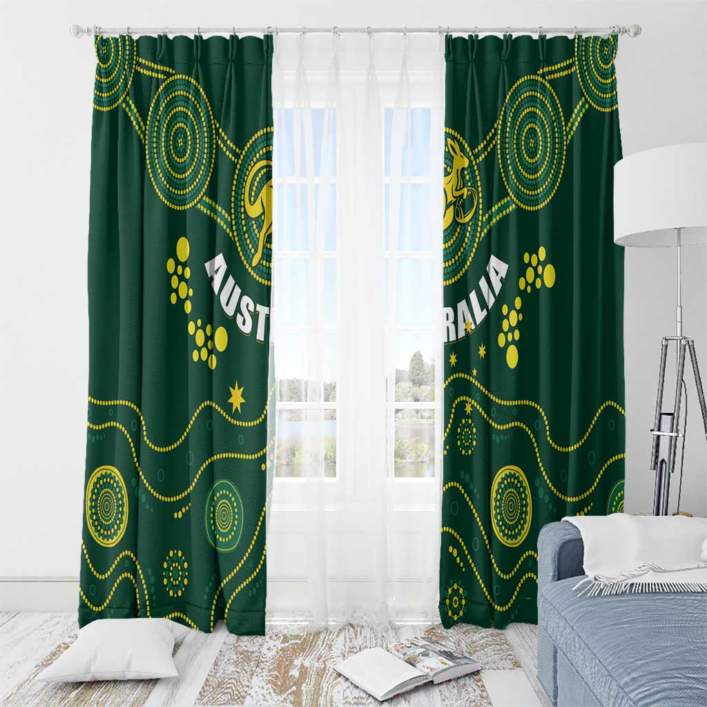 Australia 2024 Rugby Window Curtain Go Wallabies