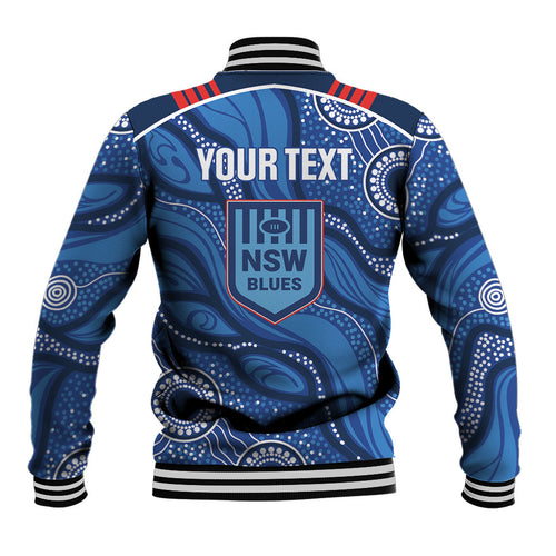 NSW Blues Rugby Personalised Baseball Jacket Cockroaches 2026 Come On