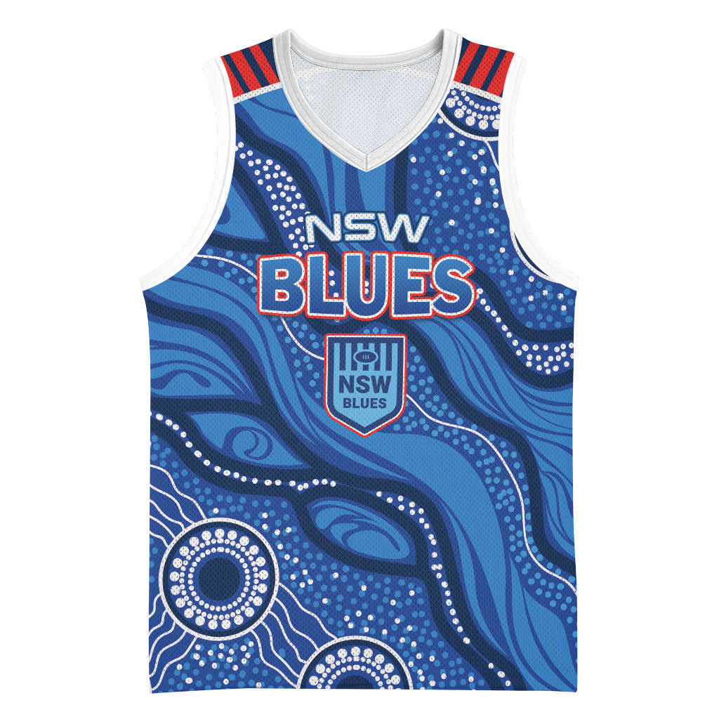 NSW Blues Rugby Personalised Basketball Jersey Cockroaches 2026 Come On