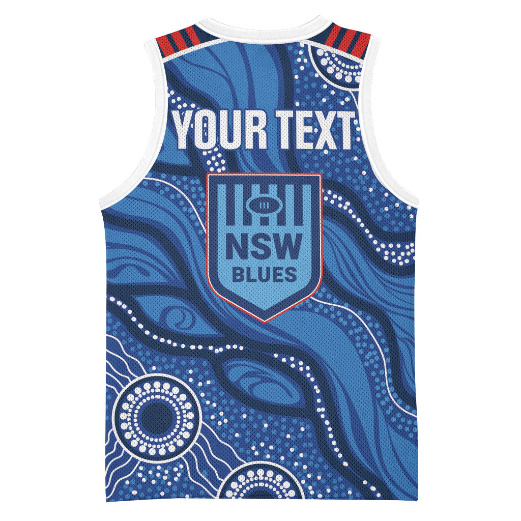 NSW Blues Rugby Personalised Basketball Jersey Cockroaches 2026 Come On