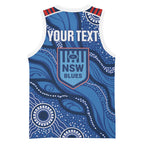 NSW Blues Rugby Personalised Basketball Jersey Cockroaches 2026 Come On