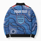 NSW Blues Rugby Personalised Bomber Puffer Jacket Cockroaches 2026 Come On