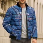 NSW Blues Rugby Personalised Bomber Puffer Jacket Cockroaches 2026 Come On
