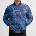 NSW Blues Rugby Personalised Bomber Puffer Jacket Cockroaches 2026 Come On