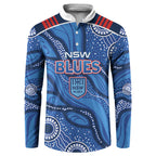 NSW Blues Rugby Personalised Button Sweatshirt Cockroaches 2026 Come On