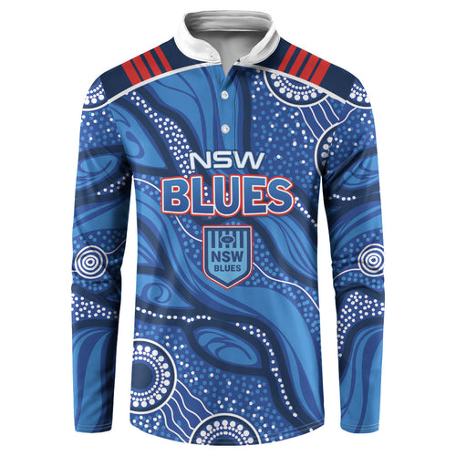 NSW Blues Rugby Personalised Button Sweatshirt Cockroaches 2026 Come On