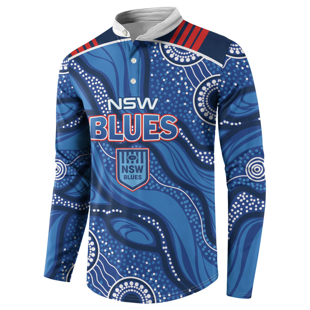 NSW Blues Rugby Personalised Button Sweatshirt Cockroaches 2026 Come On