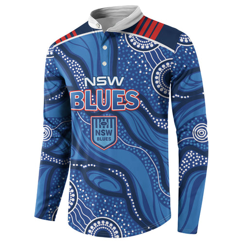 NSW Blues Rugby Personalised Button Sweatshirt Cockroaches 2026 Come On