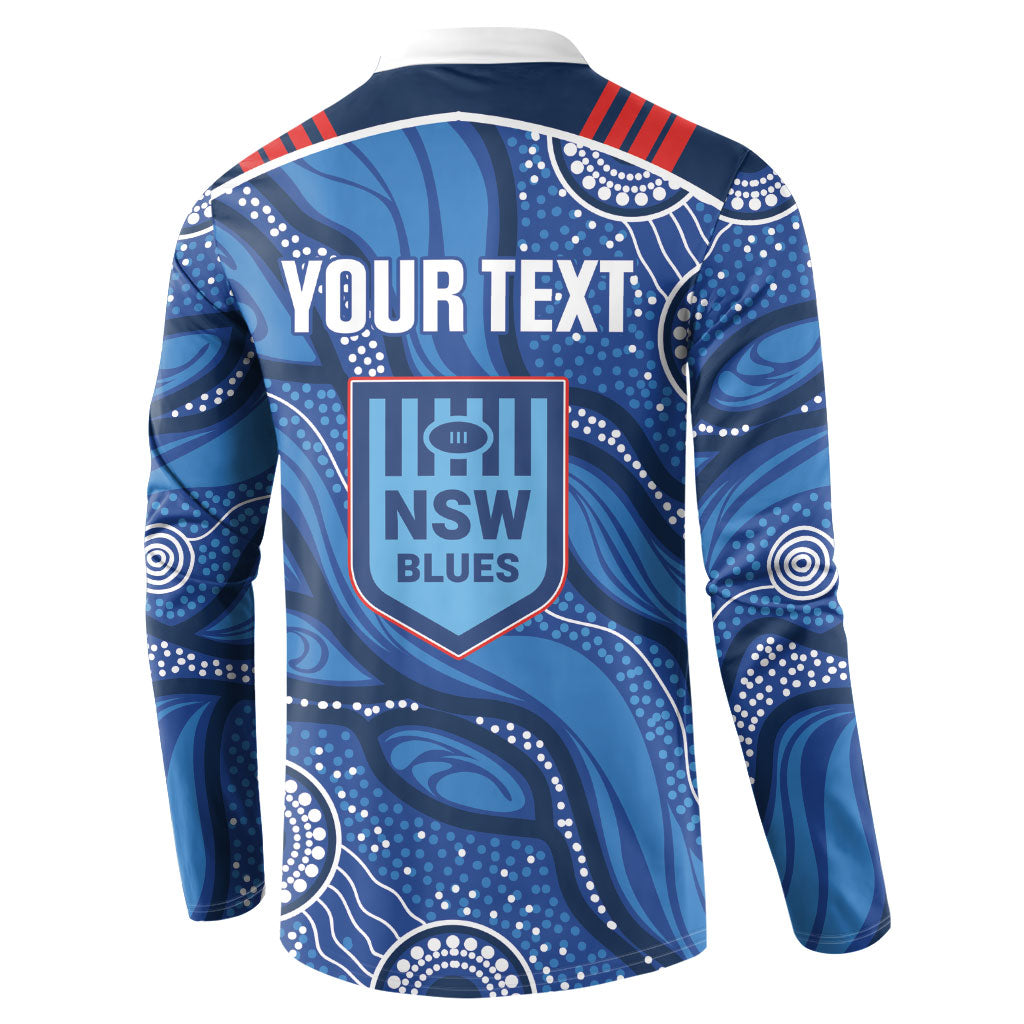 NSW Blues Rugby Personalised Button Sweatshirt Cockroaches 2026 Come On