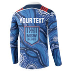 NSW Blues Rugby Personalised Button Sweatshirt Cockroaches 2026 Come On
