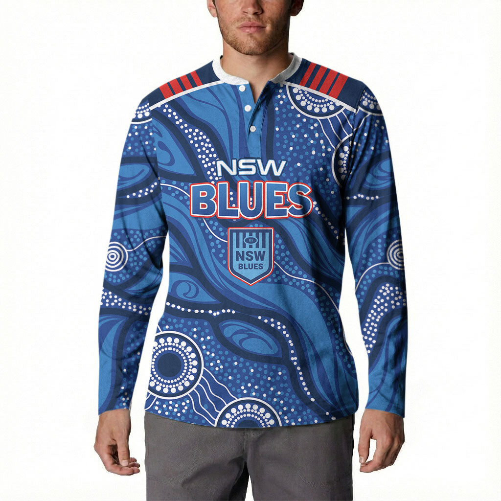 NSW Blues Rugby Personalised Button Sweatshirt Cockroaches 2026 Come On