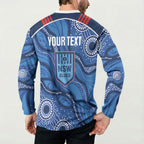 NSW Blues Rugby Personalised Button Sweatshirt Cockroaches 2026 Come On