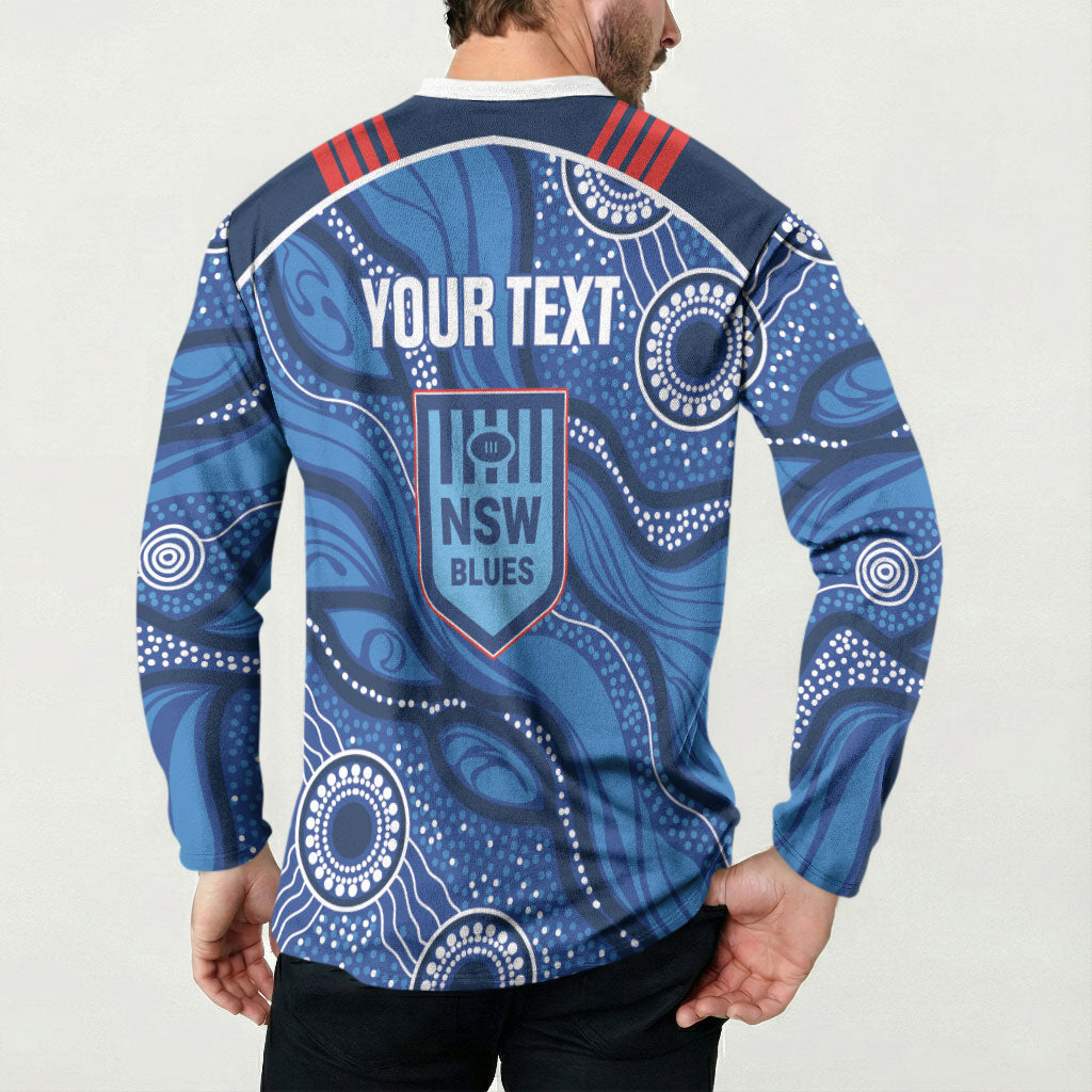 NSW Blues Rugby Personalised Button Sweatshirt Cockroaches 2026 Come On
